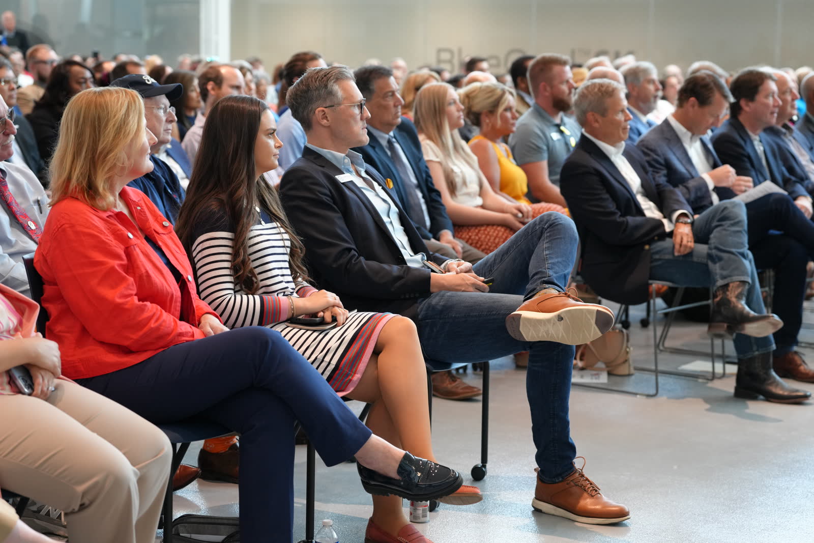 Matthew Gann at a professional conference